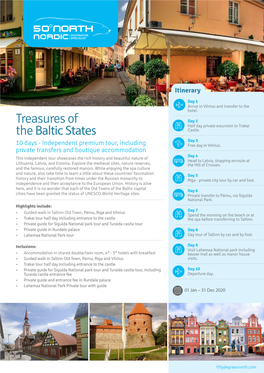 Treasures of the Baltic States