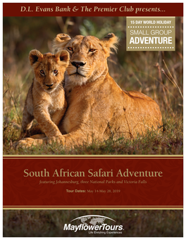 South African Safari Adventure