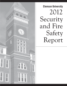 2012 Security and Fire Safety Report Safety Is Priority No.1