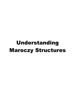 Understanding Maroczy Structures First Edition 2019 by Thinkers Publishing Copyright © 2019 Adrian Mikhalchishin & Georg Mohr