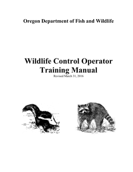 Oregon Department of Fish and Wildlife