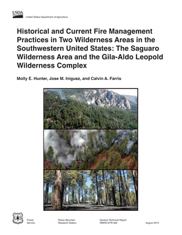 Historical and Current Fire Management