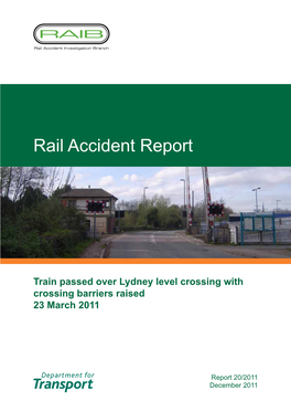 Rail Accident Report