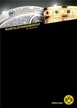 BVB Quartalsfinanzbericht Q1 2012/2013