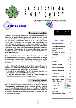 Travaux Et Réalisations Rythmes Scolaires