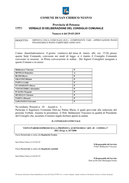 COMUNEDISANCHIRICONUOVO Provinciadipotenza