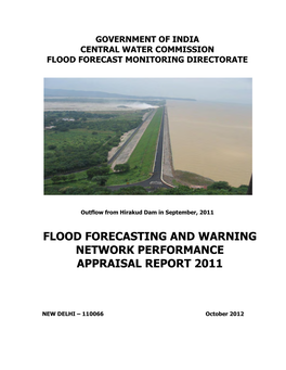 Flood Forecasting and Warning Network Performance Appraisal Report 2011