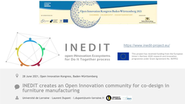 Download the Presentation Showed at the Open Innovation Kongress