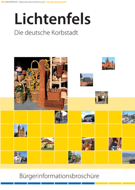 Die Deutsche Korbstadt Bürgerinformationsbroschüre