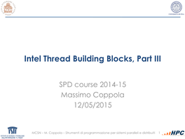 Intel Thread Building Blocks, Part III