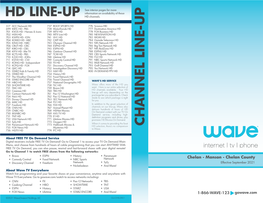 Cha N N El Lin E-U P Hd Line-Up