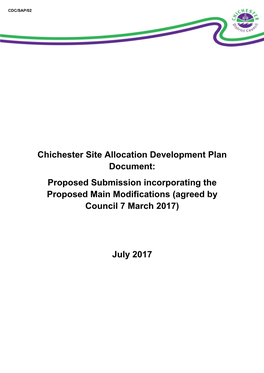 Proposed Submission Development Plan Document with Mods 9