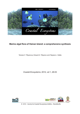 Marine Algal Flora of Hainan Island: a Comprehensive Synthesis