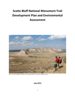 Scotts Bluff National Monument Trail Development Plan and Environmental Assessment