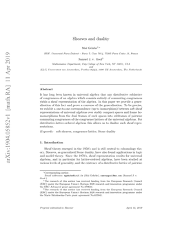 Arxiv:1904.05852V1 [Math.RA] 11 Apr 2019 .Introduction 1