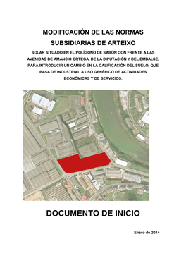 Modificación De Las Normas Subsidiarias De Arteixo