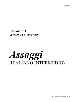 Italiano Intermedio