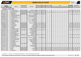 Midweek Regular Coupon 09/06/2021 10:33 1 / 3