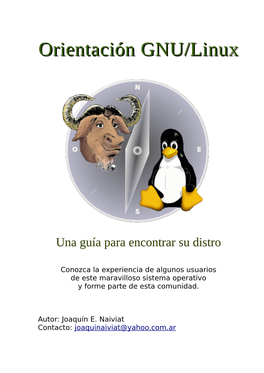 Orientación GNU/Linux, Una Guía Para Encontar Su Distro