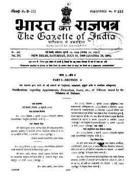 The Gazette of India