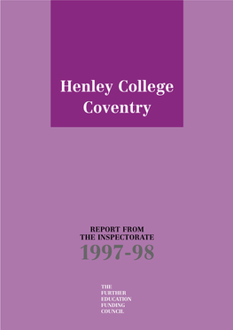 Henley College Coventry