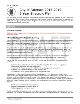 Strategic Plan Narrative Responses