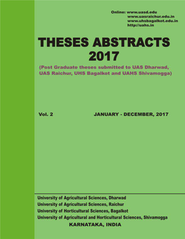 Theses Abstracts 2017
