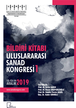 Uluslararası Sanad Kongresi Bildiri Kitabı