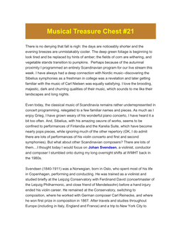 Musical Treasure Chest #21