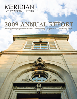 Meridian Annual Report 2009
