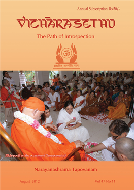 Vicharasethu – August – 2012 2