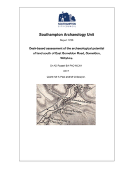 Southampton Archaeology Unit
