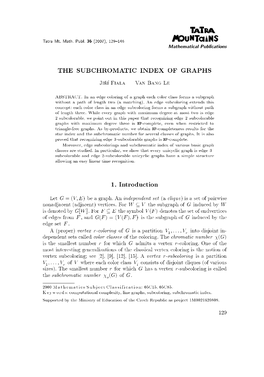 The Subchromatic Index of Graphs