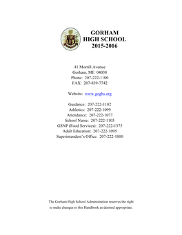GHS Handbook 2015-16-1