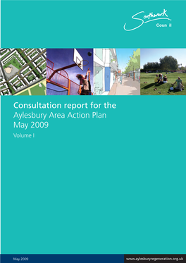 Consultation Report for the Aylesbury Area Action Plan May 2009 Volume I