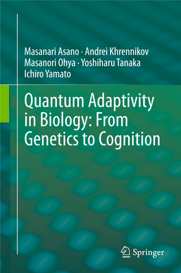 Quantum Adaptivity in Biology: from Genetics to Cognition