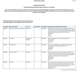 Planning Applications