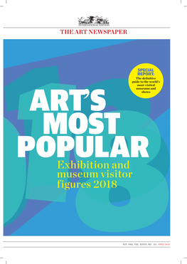 Art's Most Popular: Exhibition and Museum Visitor Figures 2018