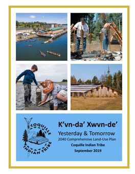 K'vn-Da' Xwvn-De' - Yesterday & Tomorrow - 2040 Comprehensive Plan