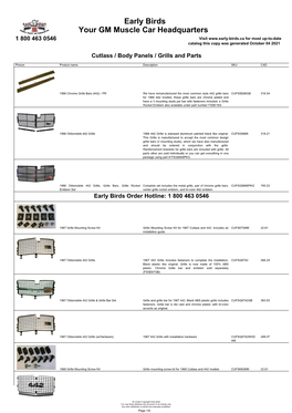 Download Cutlass Grills and Parts Catalog