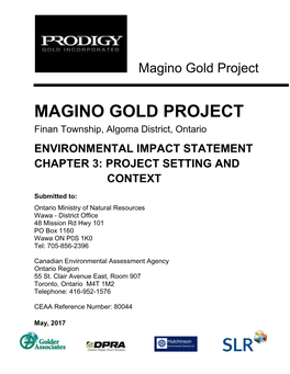 Magino Gold Project