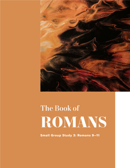 The Book of ROMANS Small Group Study 3: Romans 9–11