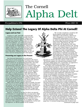 Cor Alpha Delt 1/04