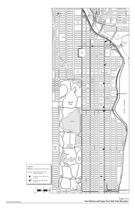 Figure 12-2 East Harlem and Upper East Side Noise Receptors