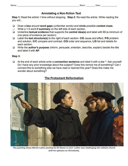 The Protestant Reformation