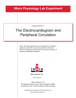 (ECG) and Peripheral Circulation