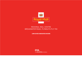 Regional Mail Centre Breakwater Road, Plymouth PL9 7XX