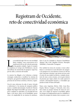 Regiotram De Occidente, Reto De Conectividad Económica