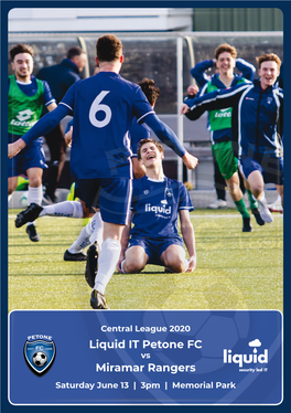 Liquid IT Petone FC Miramar Rangers