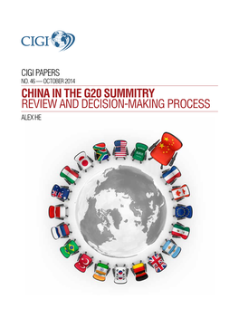 China in the G20 Summitry Review and Decision-Making Process Alex He